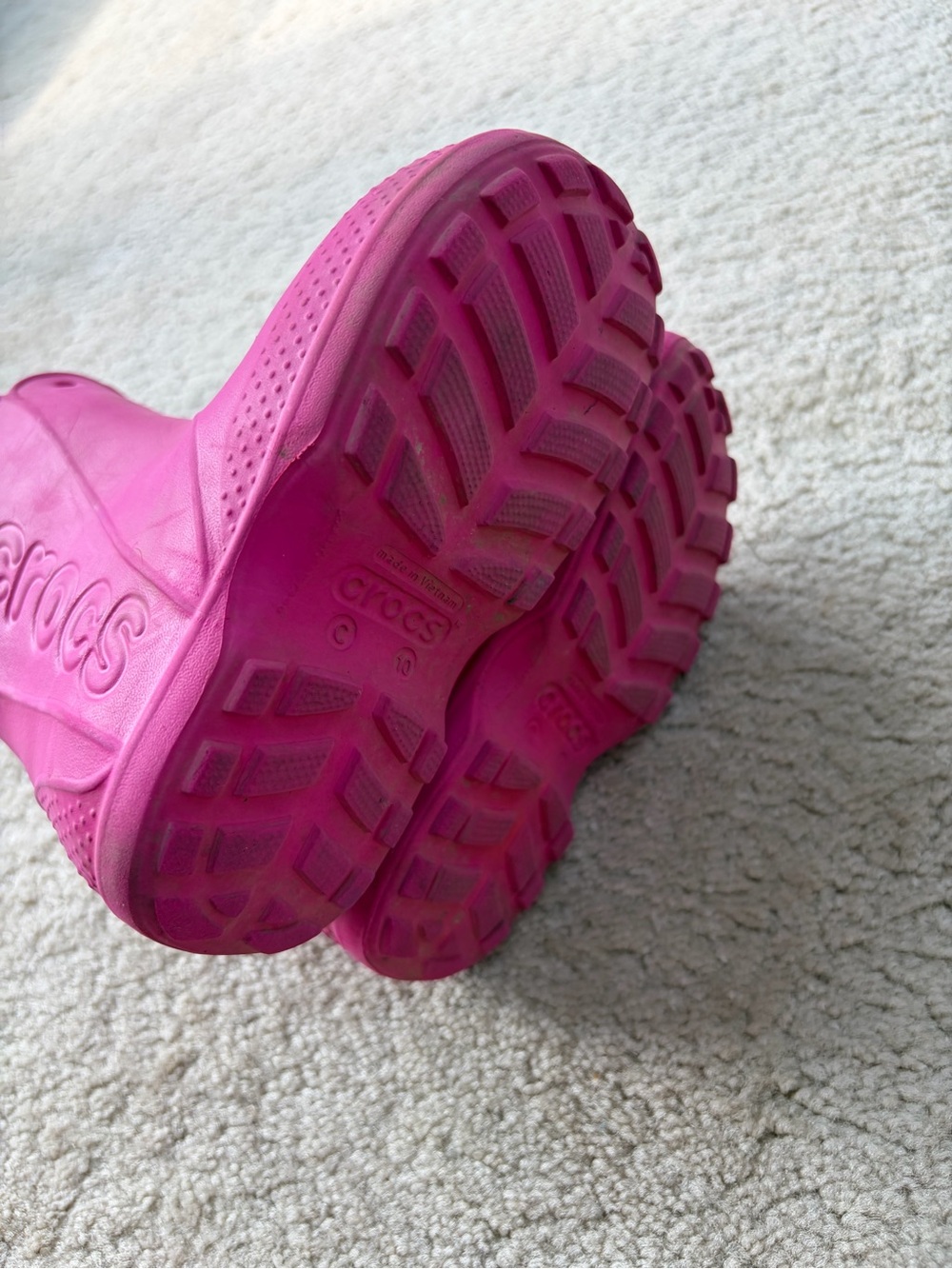 Crocs Toddler Size 10 Pink Handle It Rain Boots - Picture 8 of 9